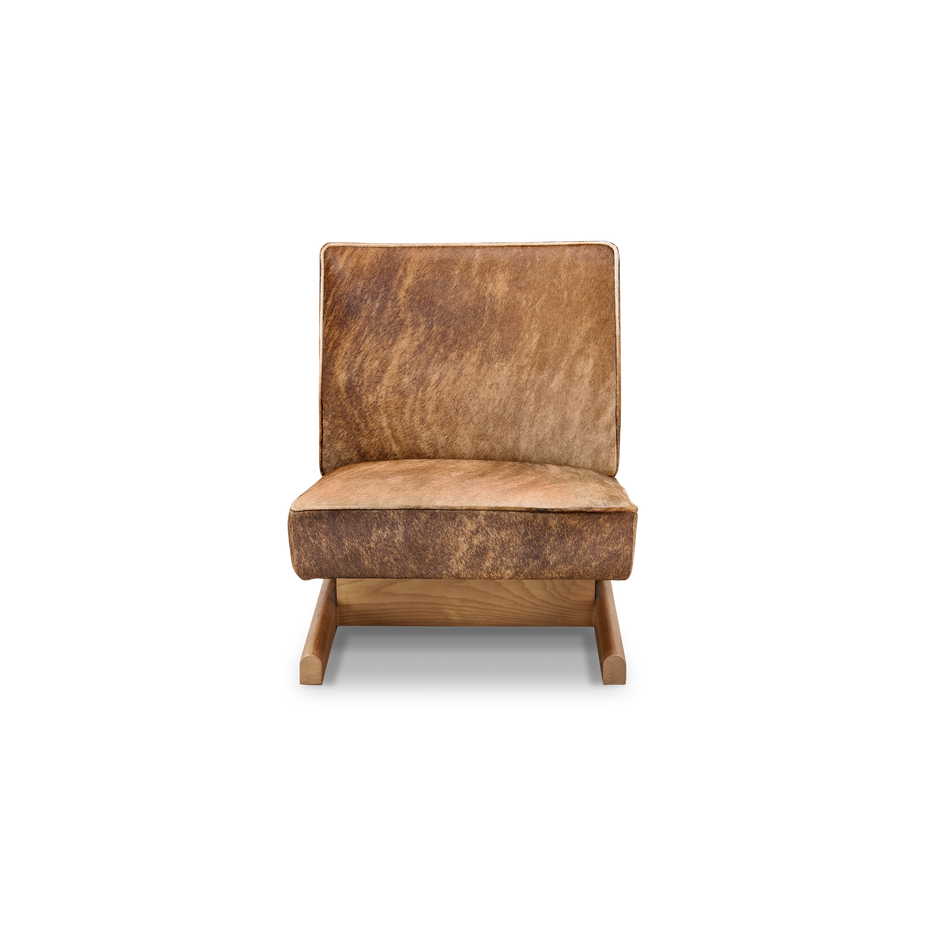 Cow Hide Migos Slipper Chair