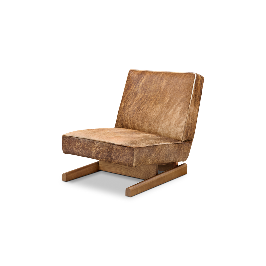Cow Hide Migos Slipper Chair