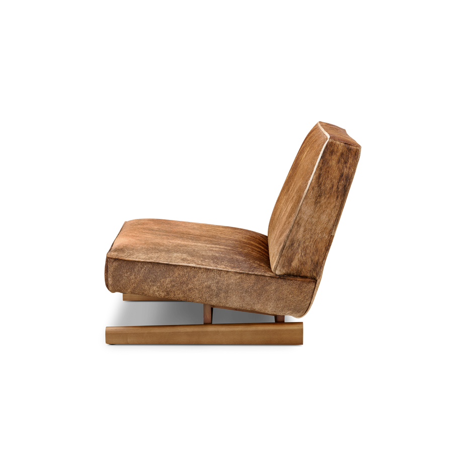 Cow Hide Migos Slipper Chair