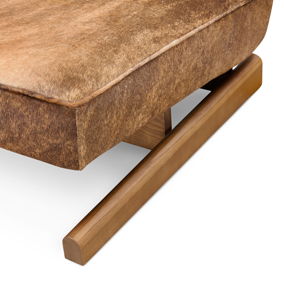 Cow Hide Migos Slipper Chair