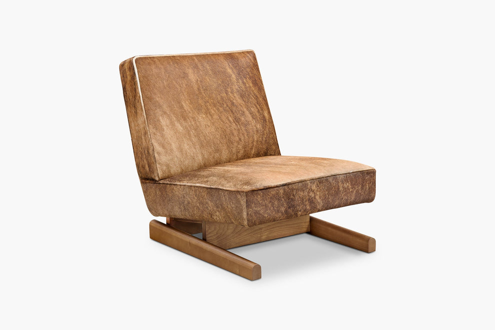 Cow Hide Migos Slipper Chair