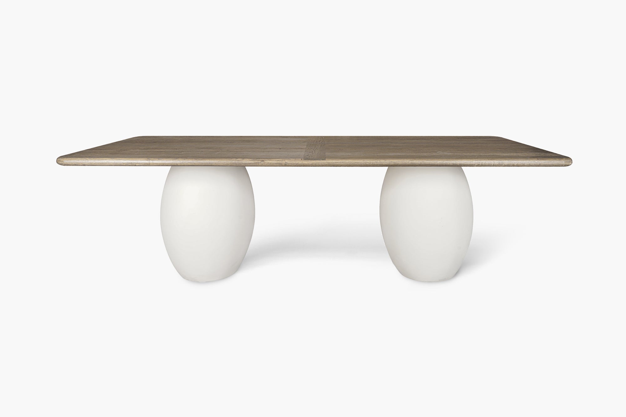 Rustic Blanc Olay Rectangular Dining Table