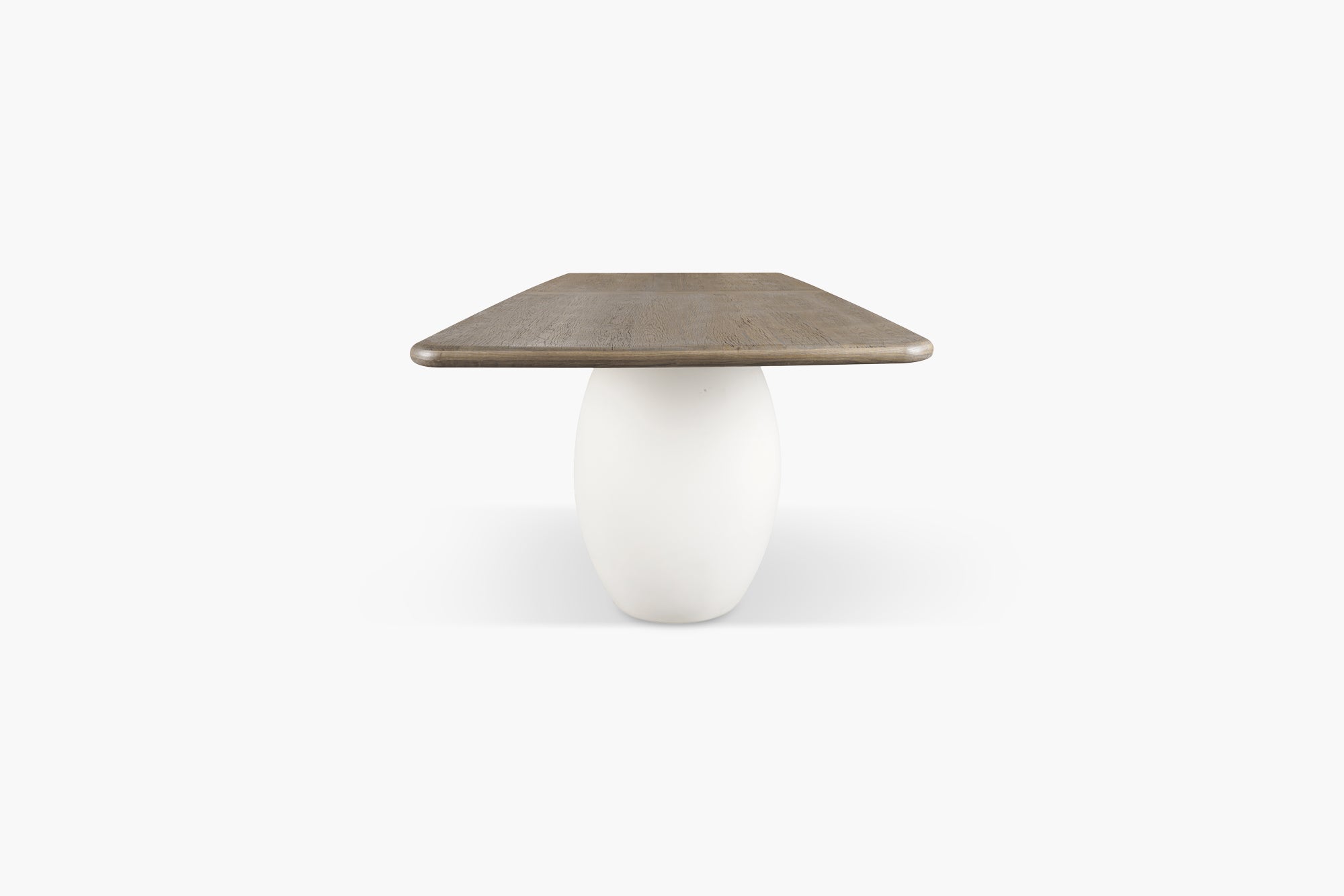Rustic Blanc Olay Rectangular Dining Table