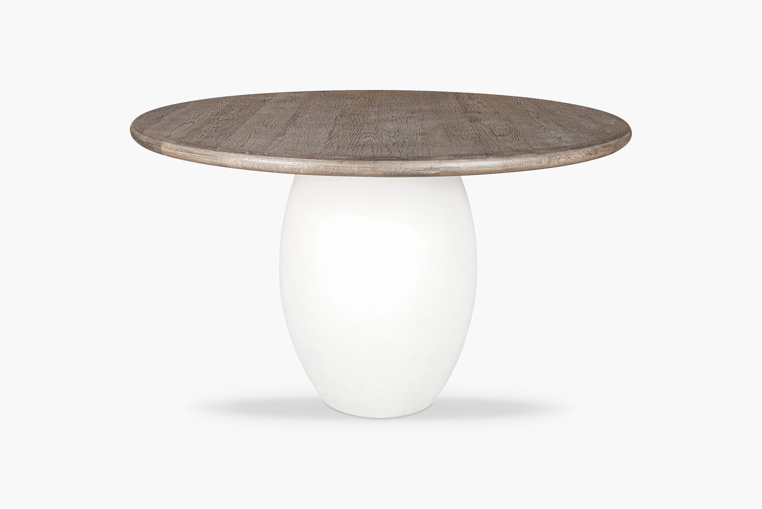 Rustic Blanc Olay Round Dining Table