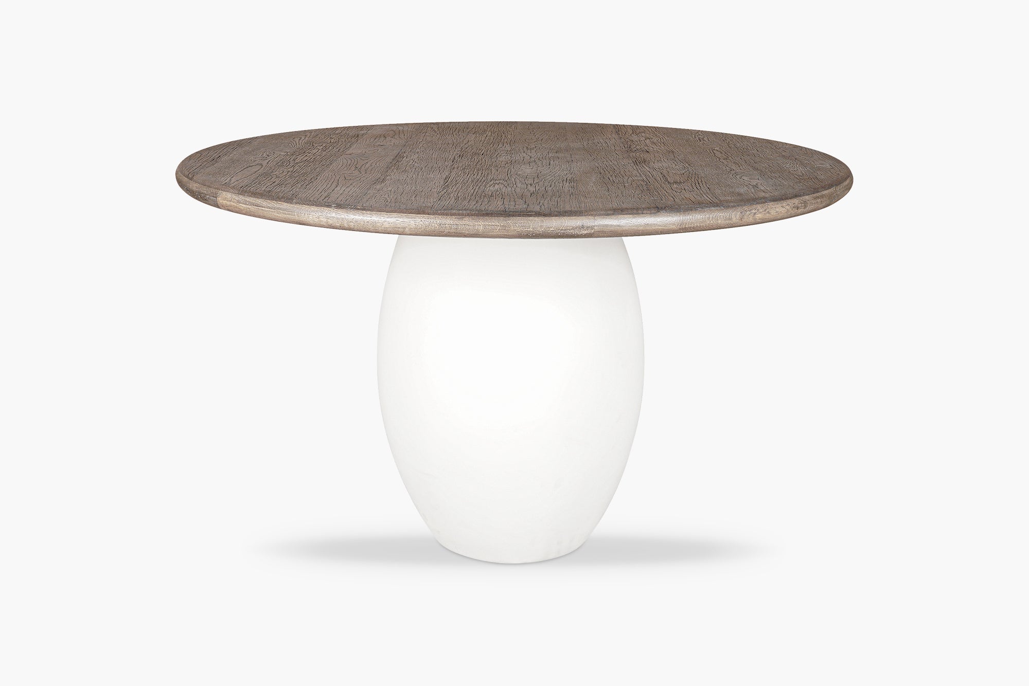Rustic Blanc Olay Round Dining Table