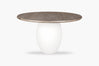 Rustic Blanc Olay Round Dining Table