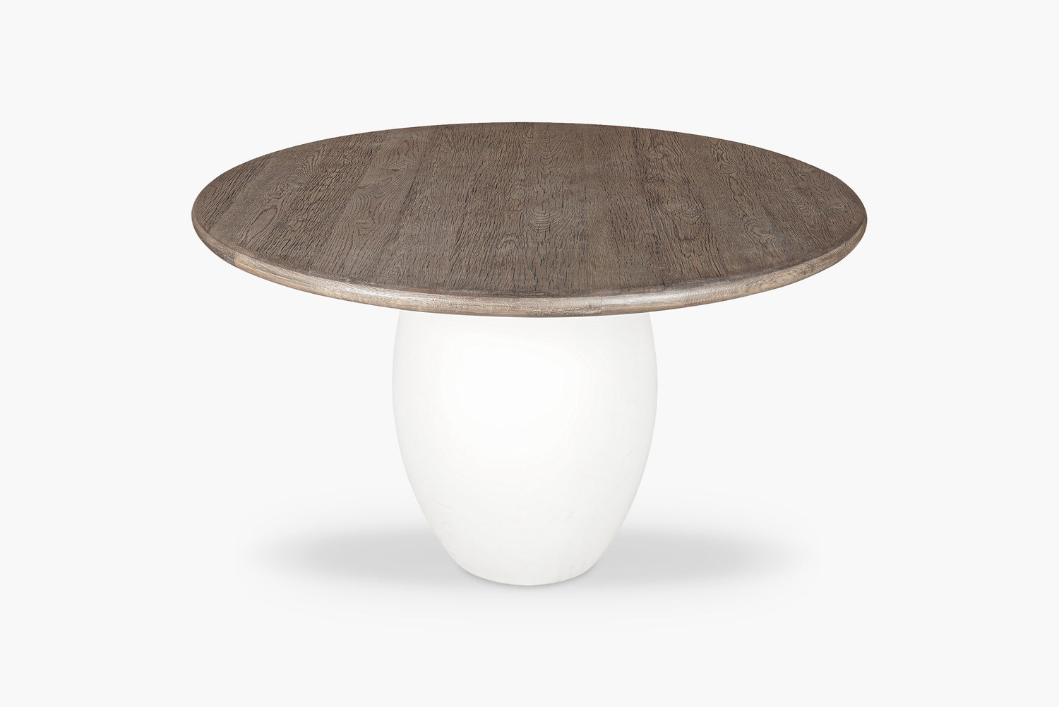 Rustic Blanc Olay Round Dining Table