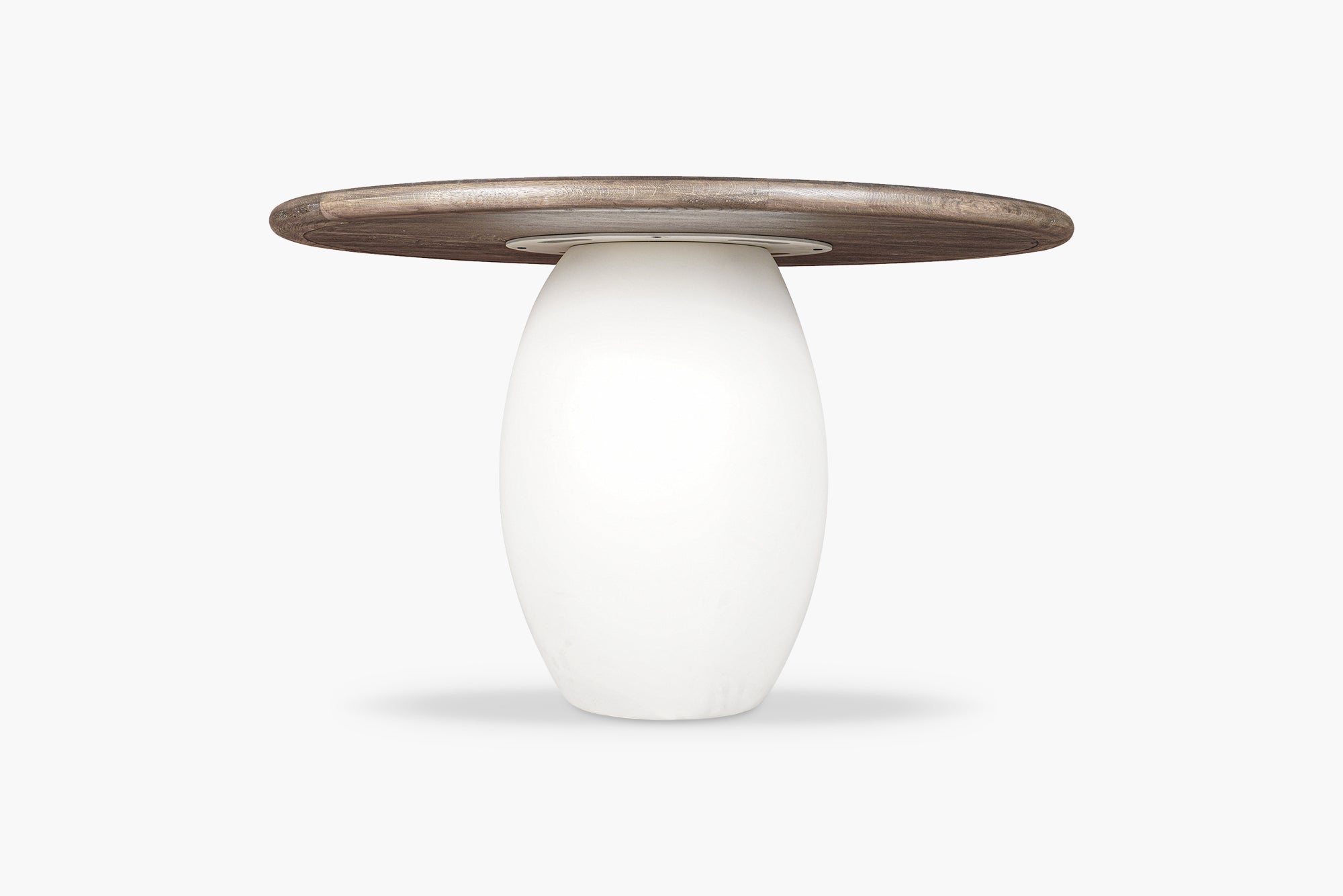 Rustic Blanc Olay Round Dining Table
