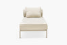 Outdoor Gloss Rowe Single Sun Lounge