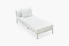 Outdoor Gloss Rowe Single Sun Lounge