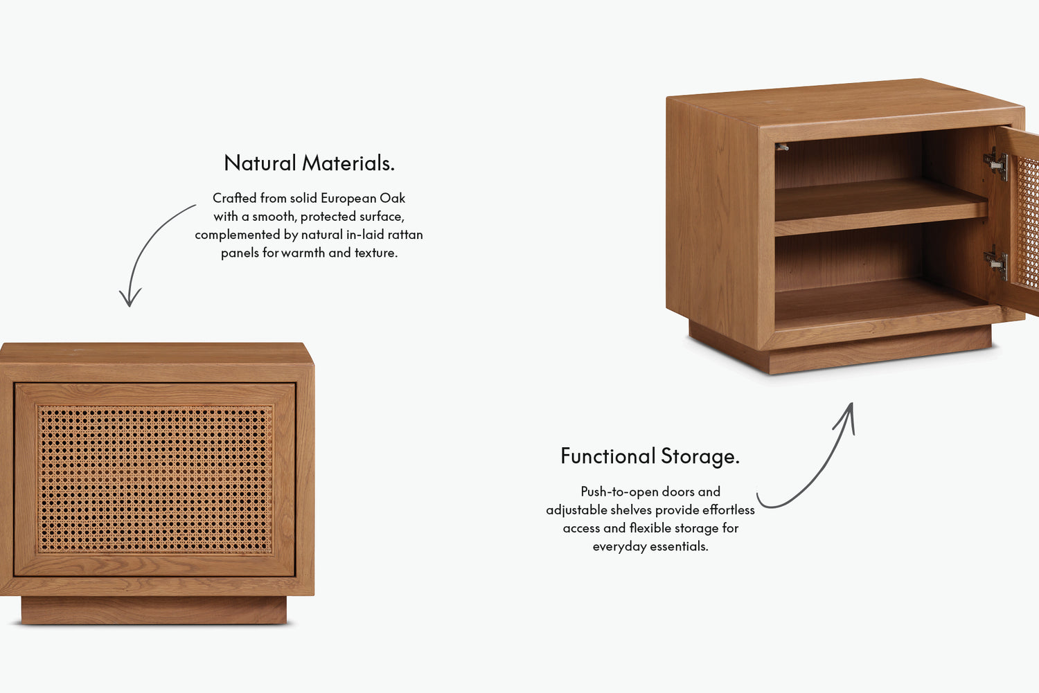 Bosca Bedside Table