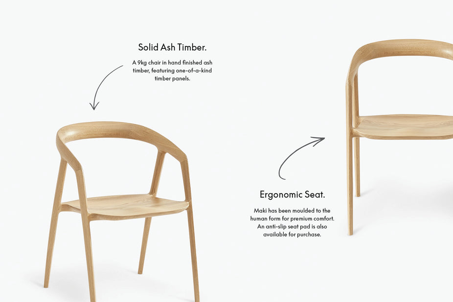 Natural Maki Dining Chair