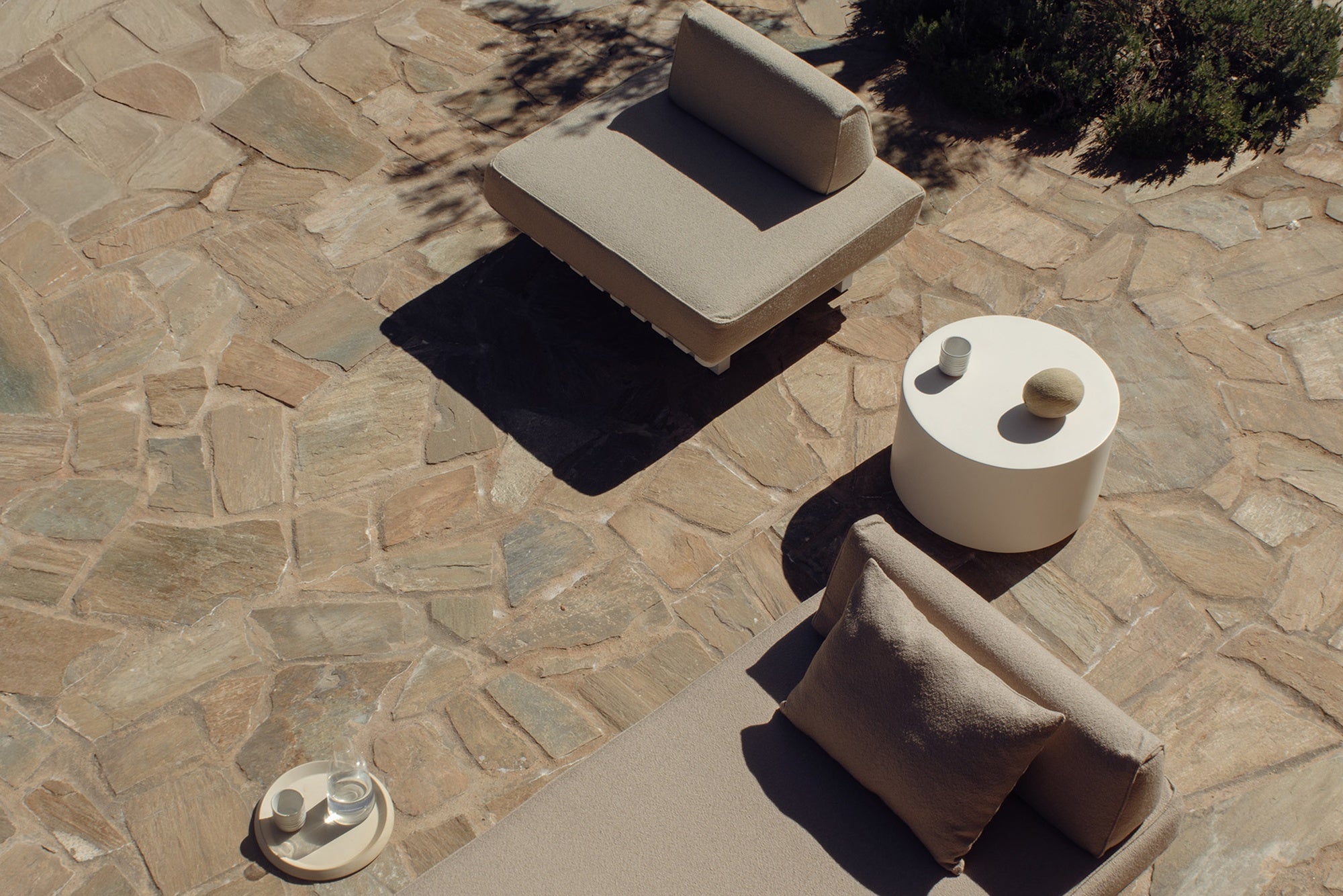 Outdoor Sunset Slipper Chair