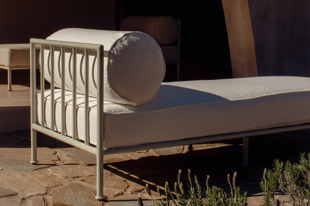 Outdoor Gloss Rowe Single Sun Lounge