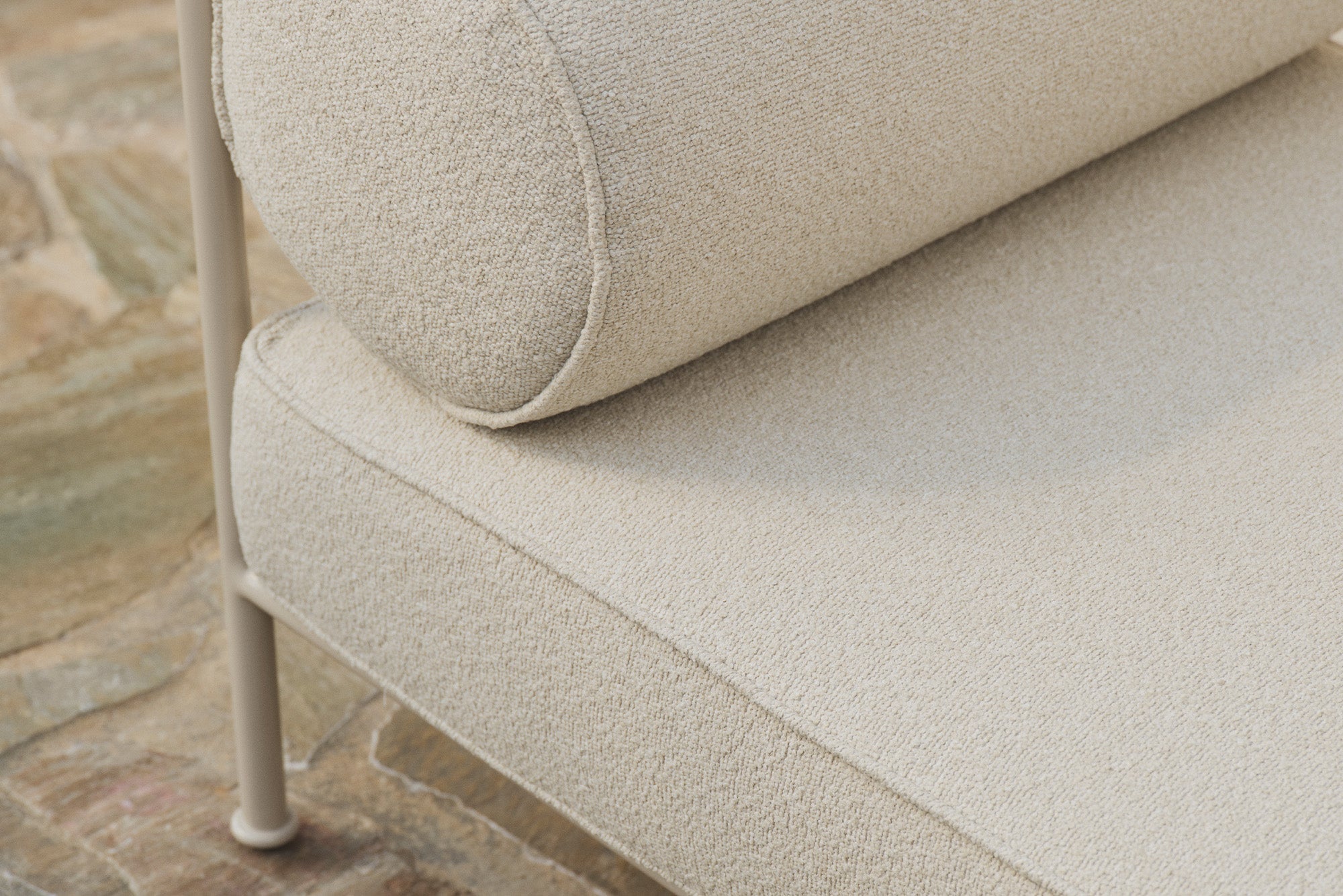 Outdoor Gloss Rowe Single Sun Lounge