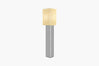 Raw Linen Shade Prism Floor Lamp