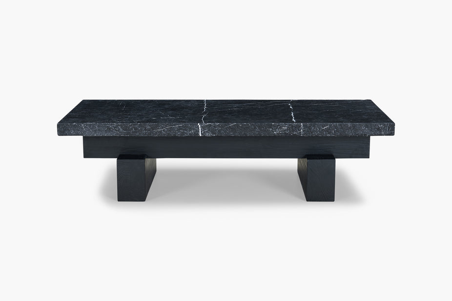 Nero Marquina Rocco Rectangle Coffee Table