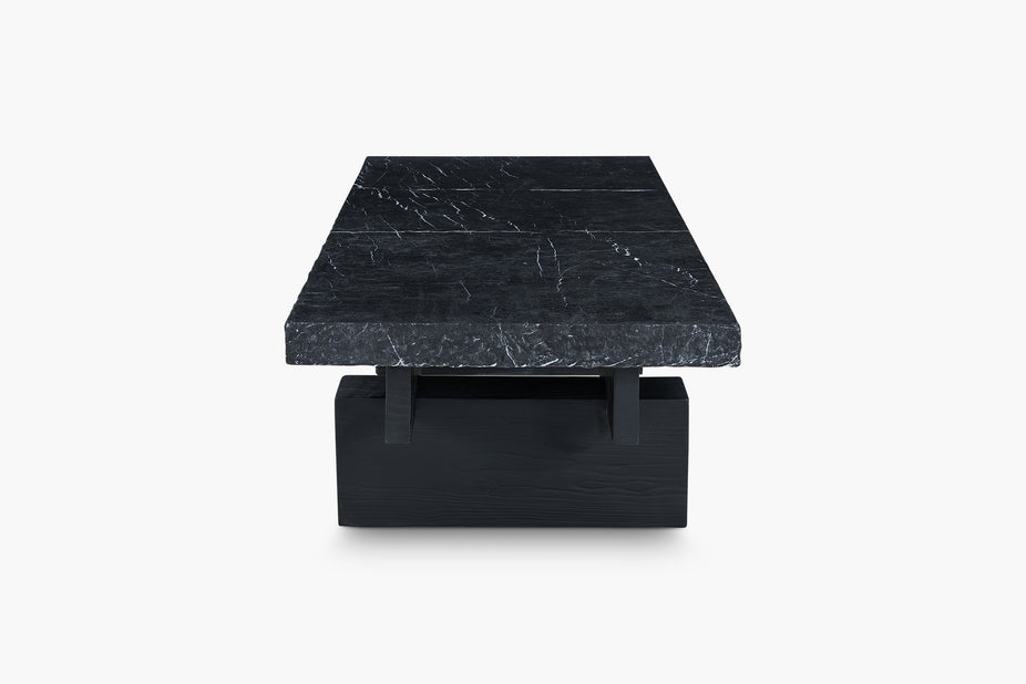 Nero Marquina Rocco Rectangle Coffee Table