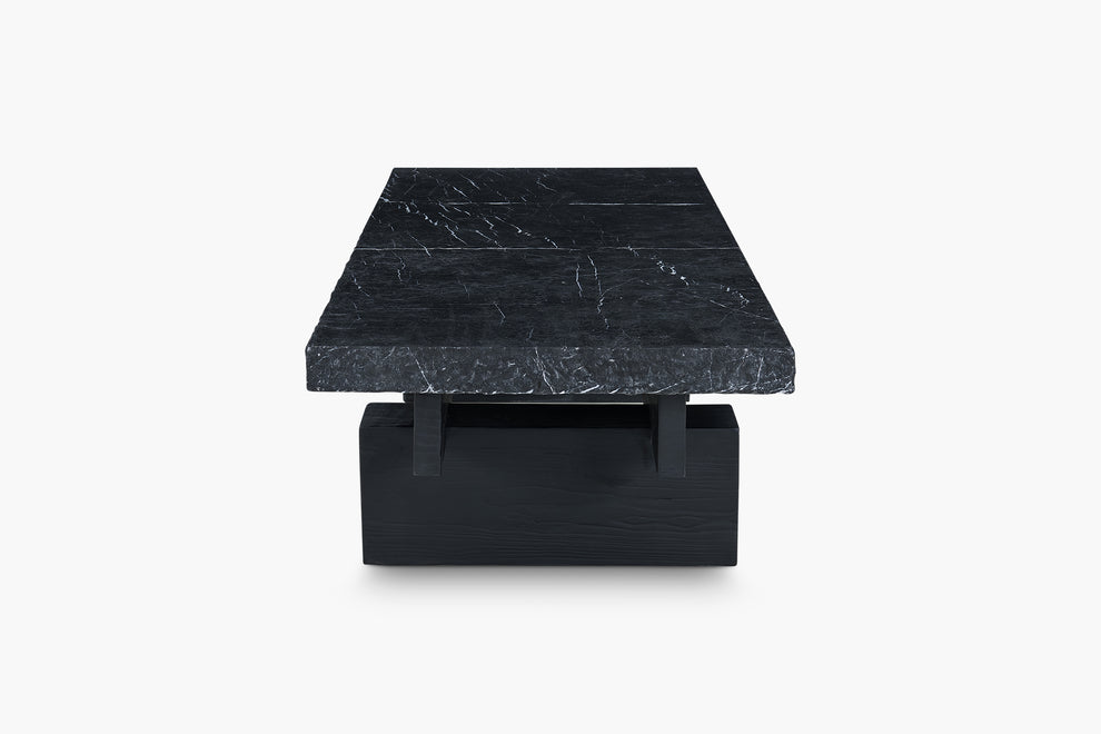 Nero Marquina Rocco Rectangle Coffee Table