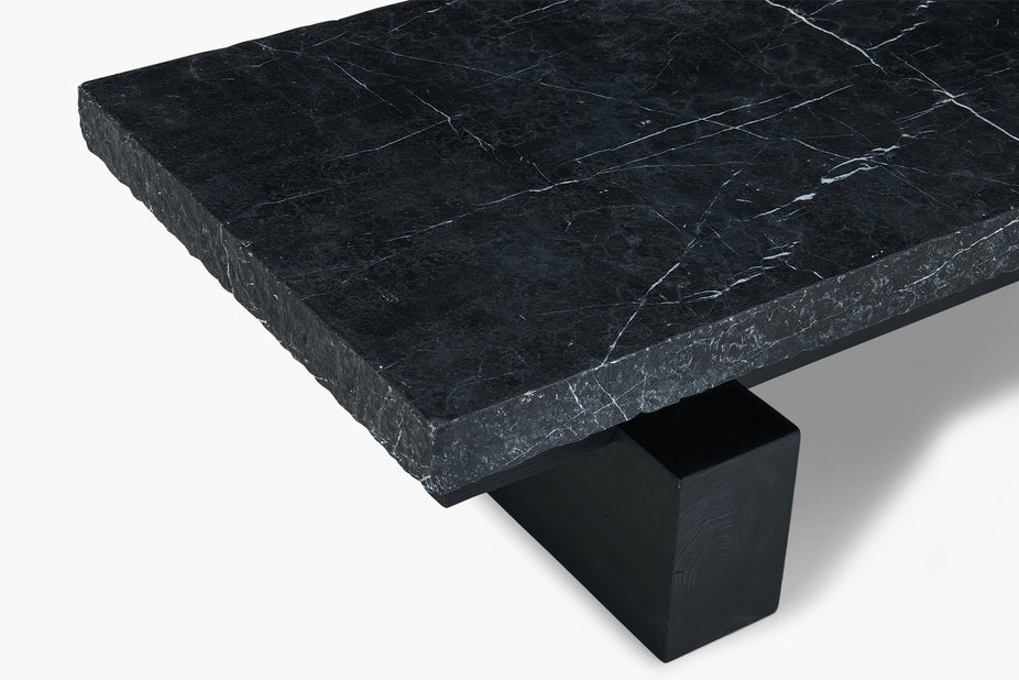Nero Marquina Rocco Rectangle Coffee Table