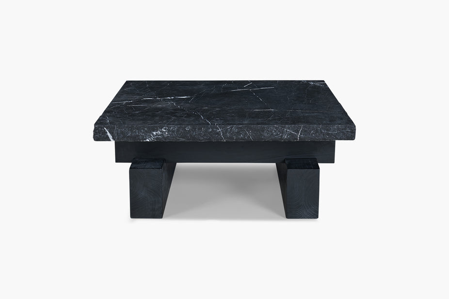 Nero Marquina Rocco Square Coffee Table