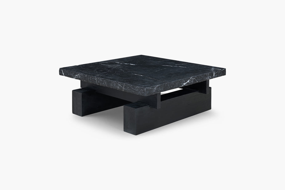 Nero Marquina Rocco Square Coffee Table