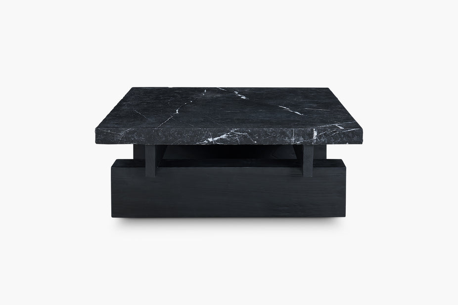 Nero Marquina Rocco Square Coffee Table