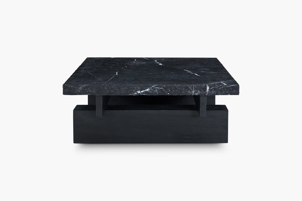 Nero Marquina Rocco Square Coffee Table