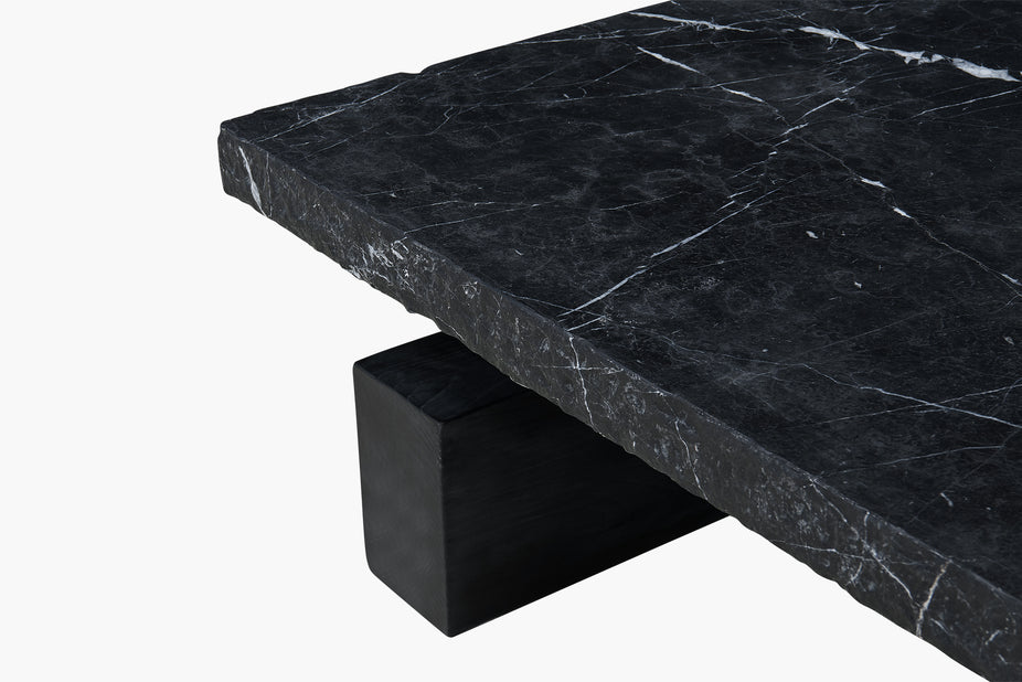 Nero Marquina Rocco Square Coffee Table
