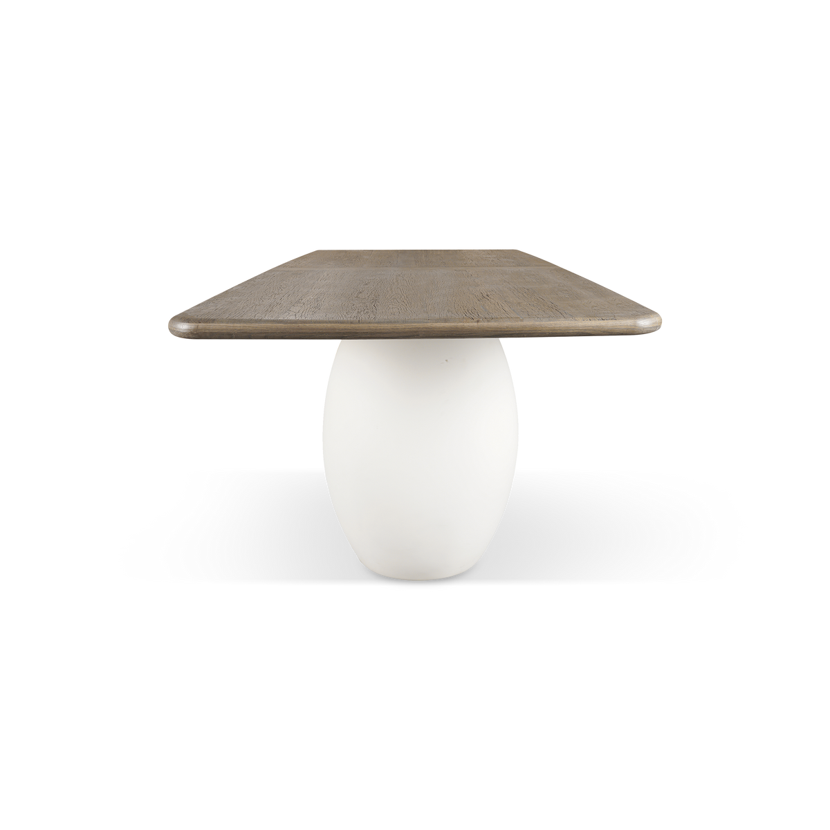 Rustic Blanc Olay Rectangular Dining Table