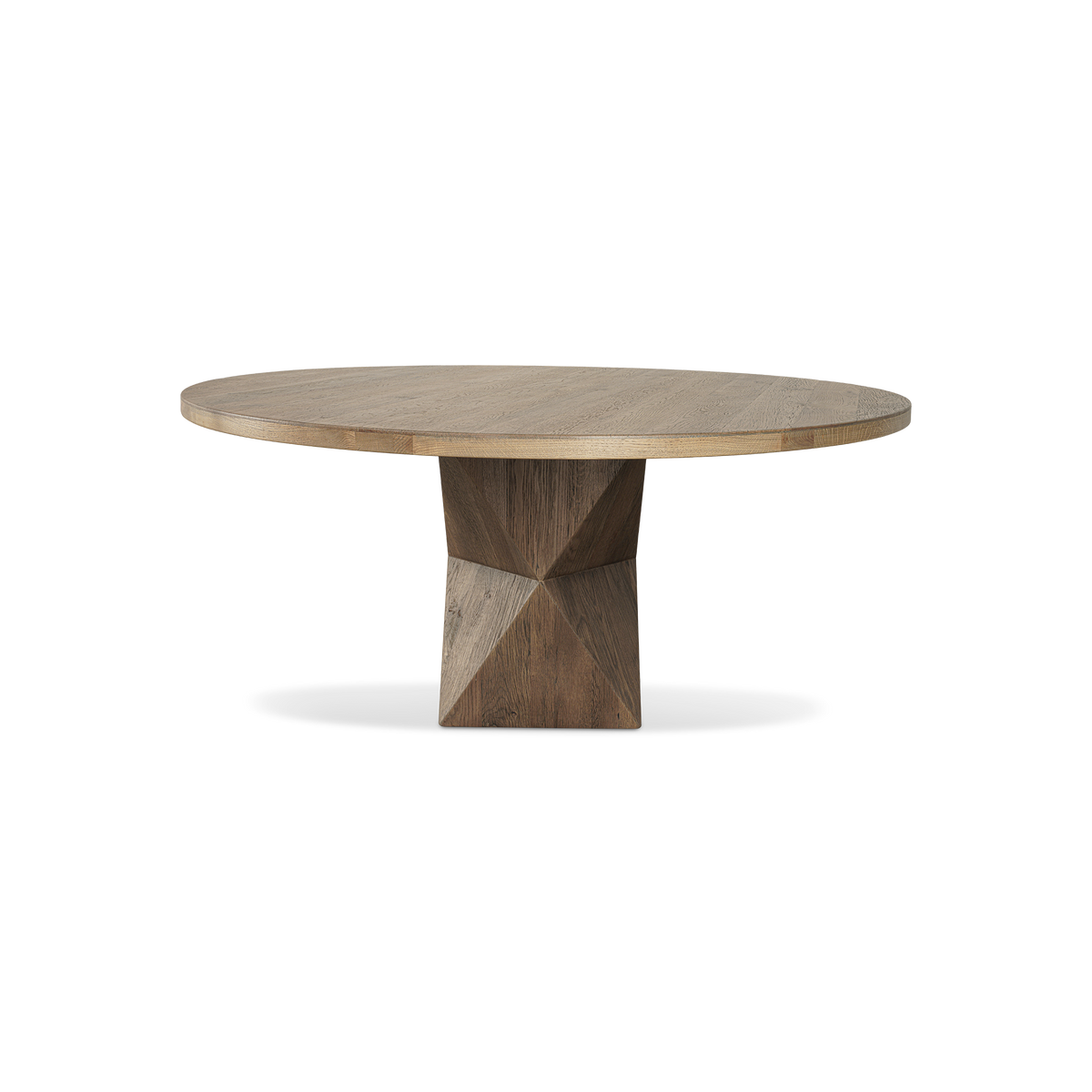 Rustic Helix Round Dining Table