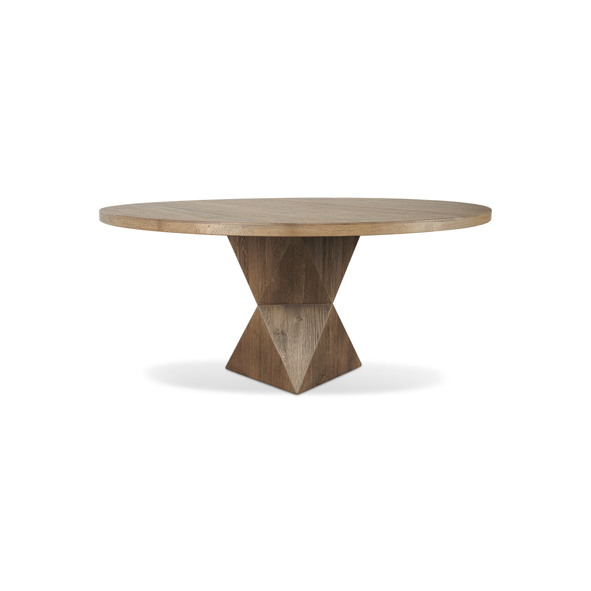 Rustic Helix Round Dining Table