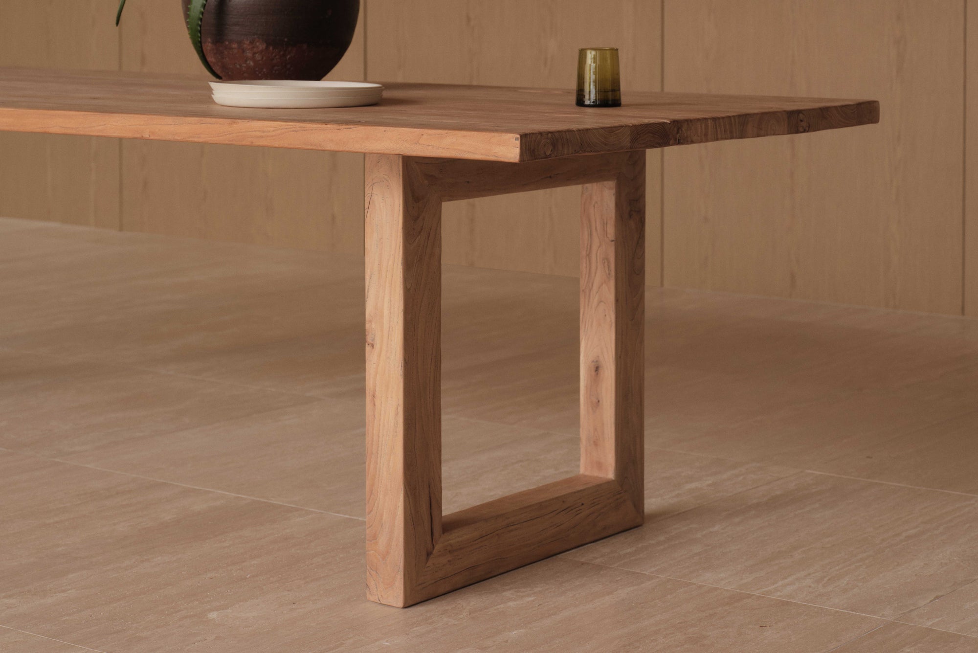 Old Elm Global Rectangular Dining Table