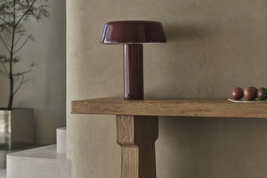 Plum Stellara Table Lamp