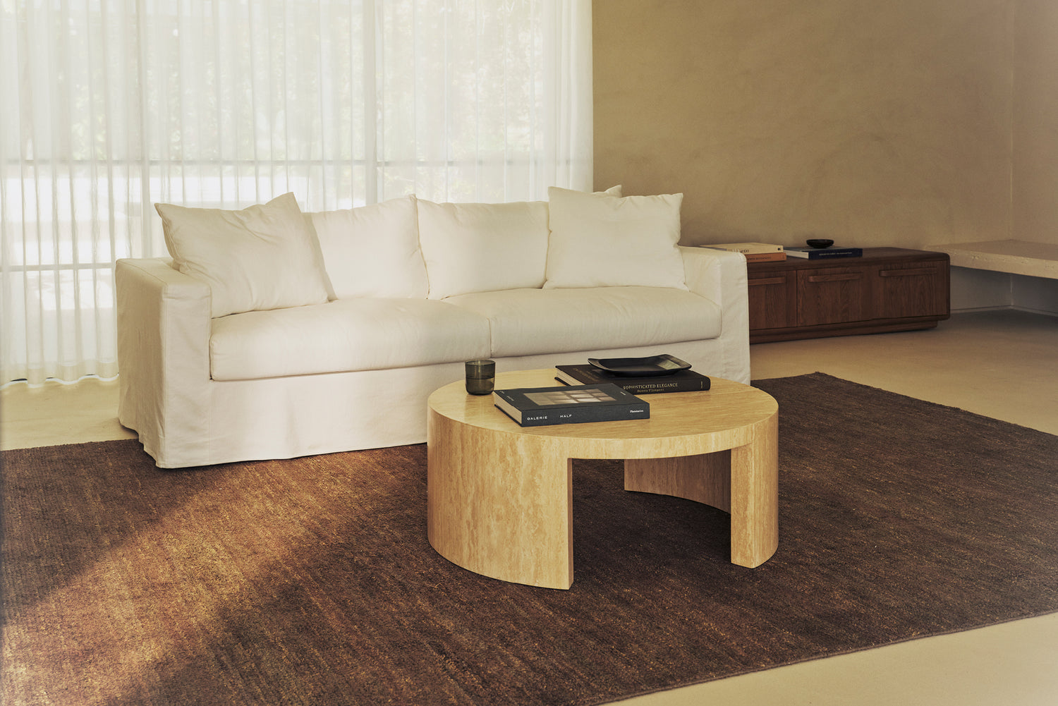 Outdoor Pier Round Coffee Table