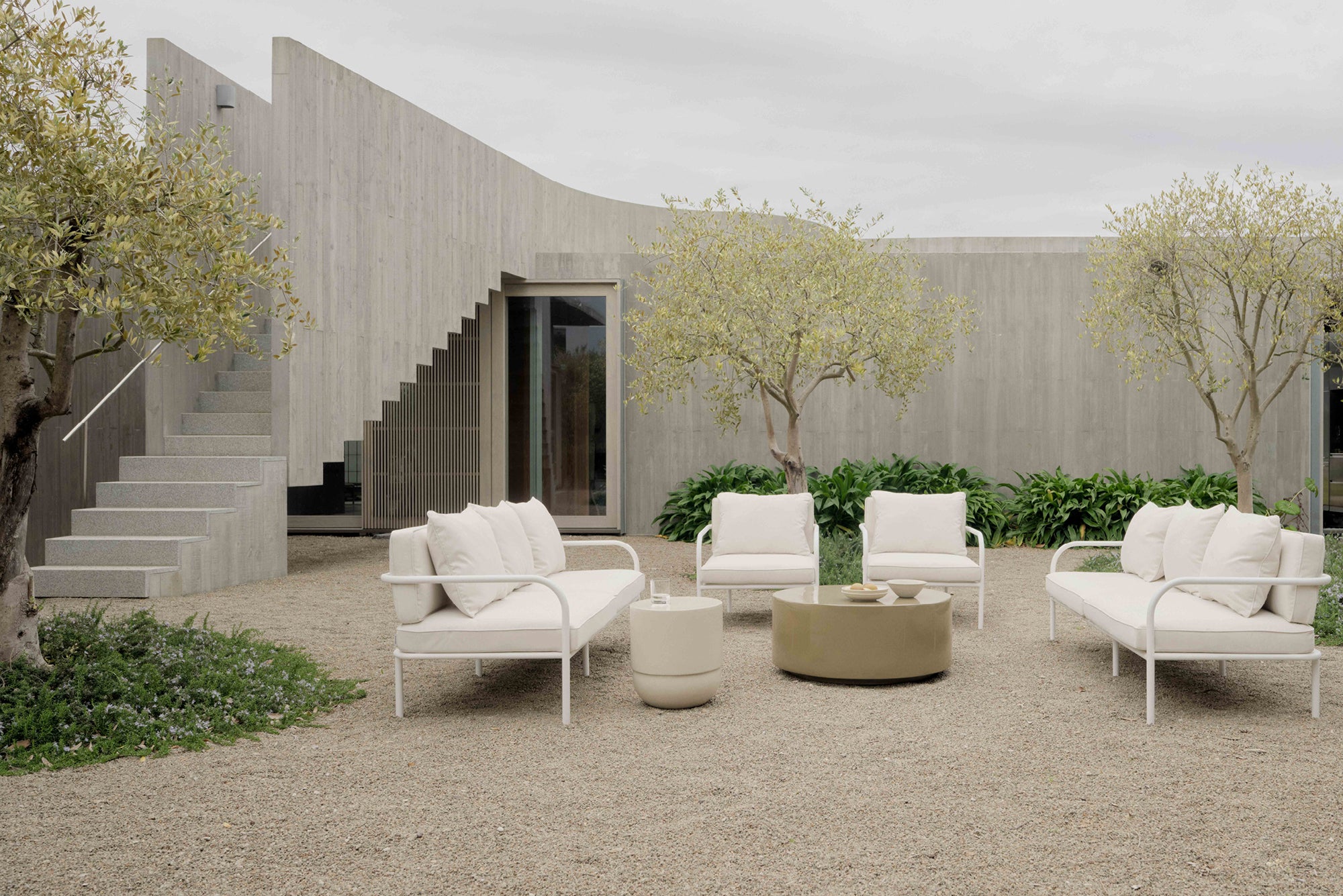 Outdoor Palm Sofa