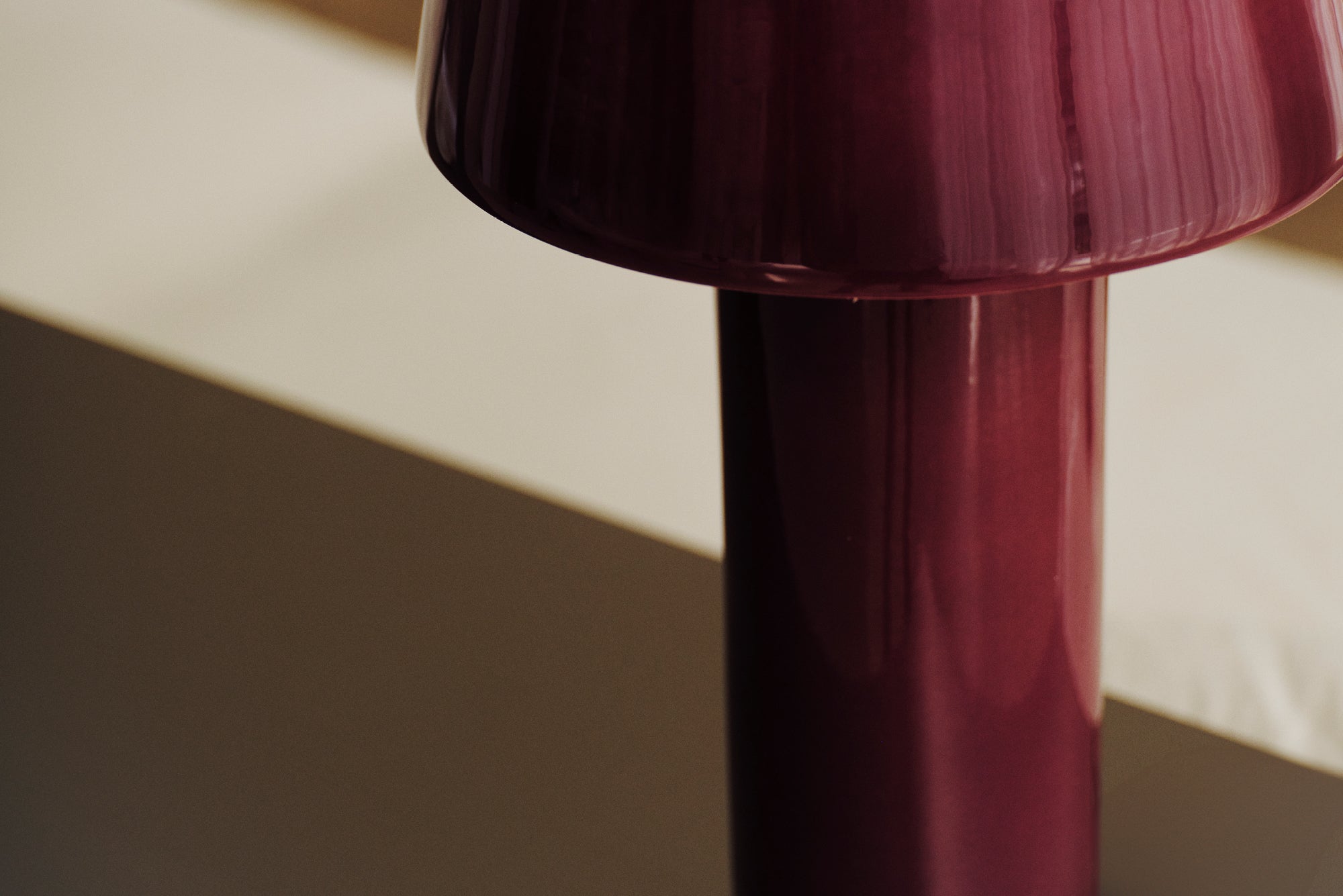 Plum Stellara Table Lamp