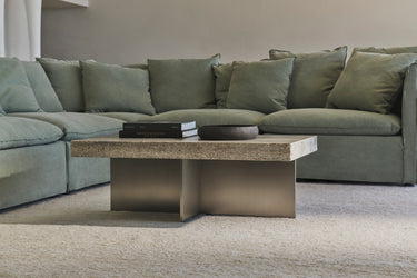 Zaha Travertine Coffee Table