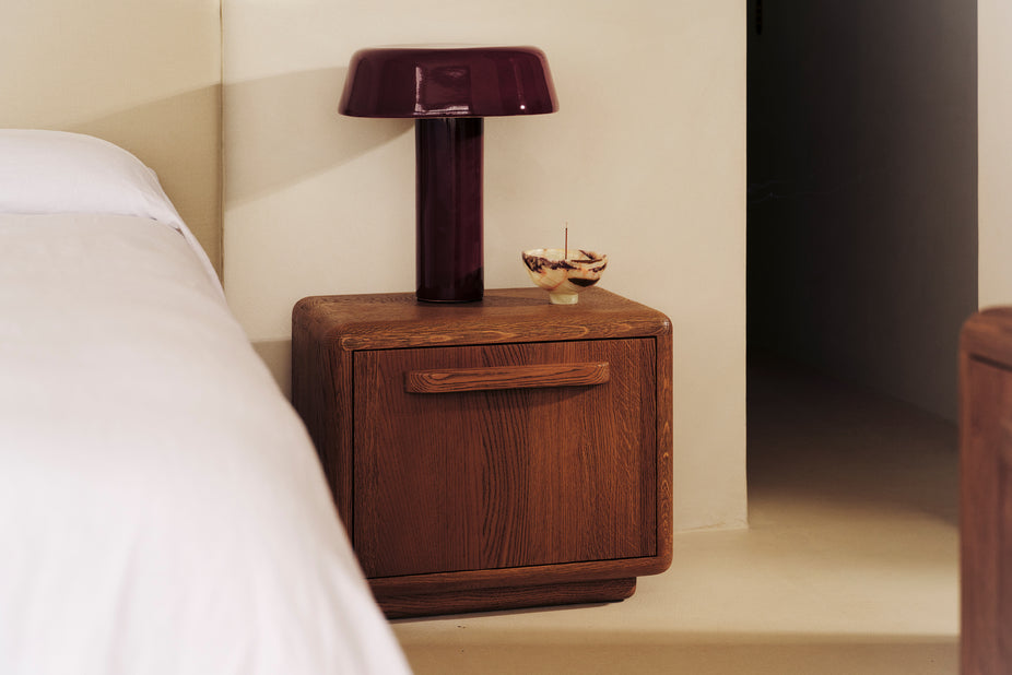 Plum Stellara Table Lamp