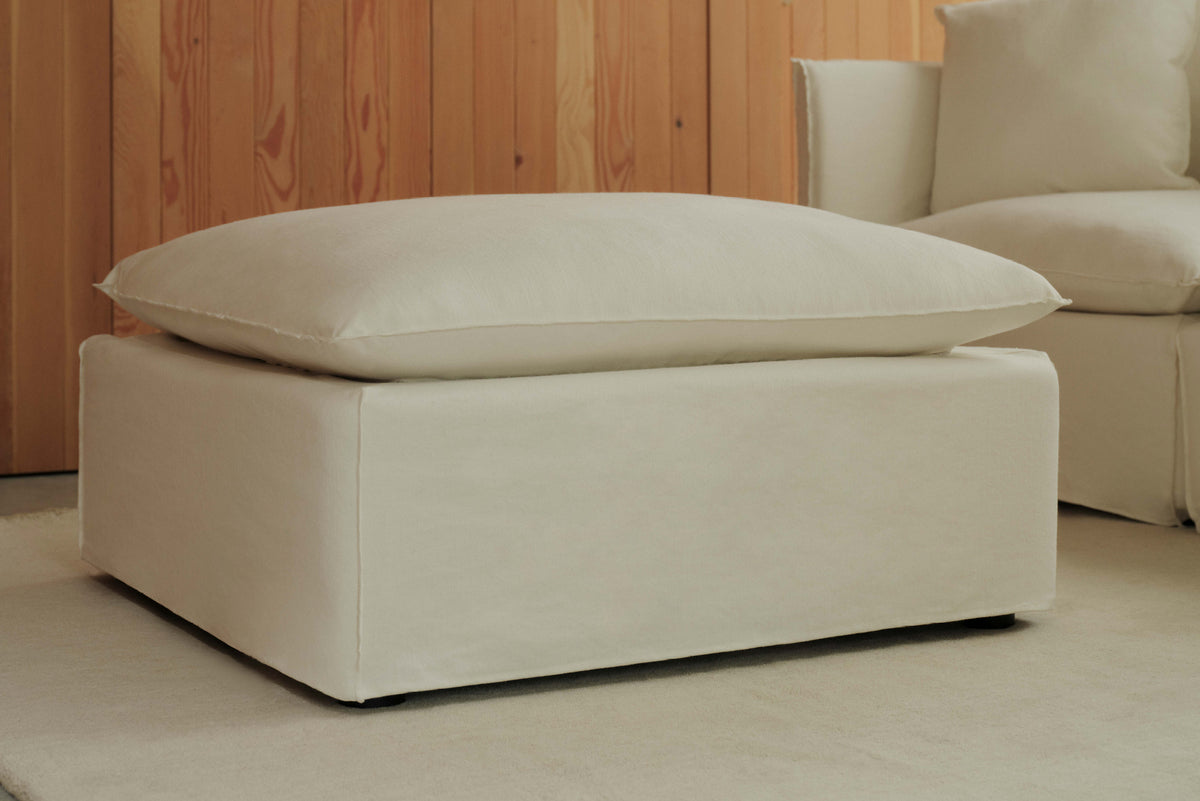Beige Jojo Ottoman