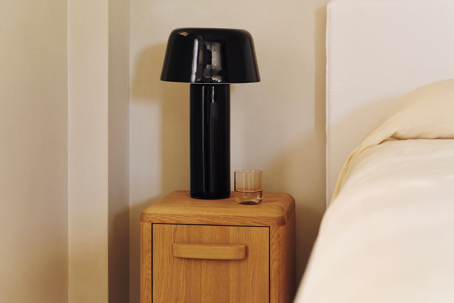 Black Stellara Table Lamp