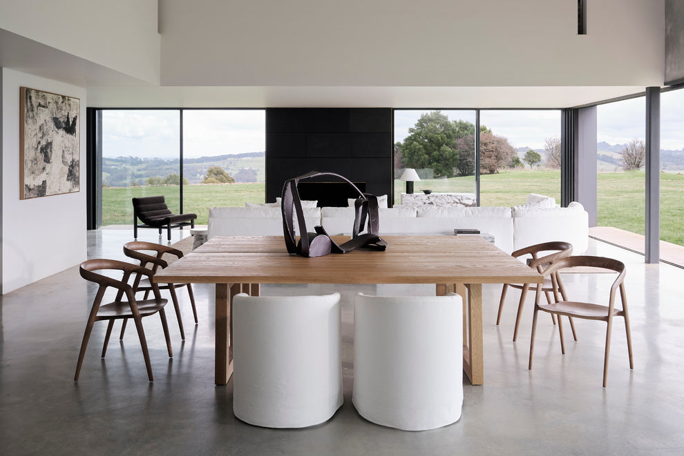Solid Oak Global Rectangular Dining Table