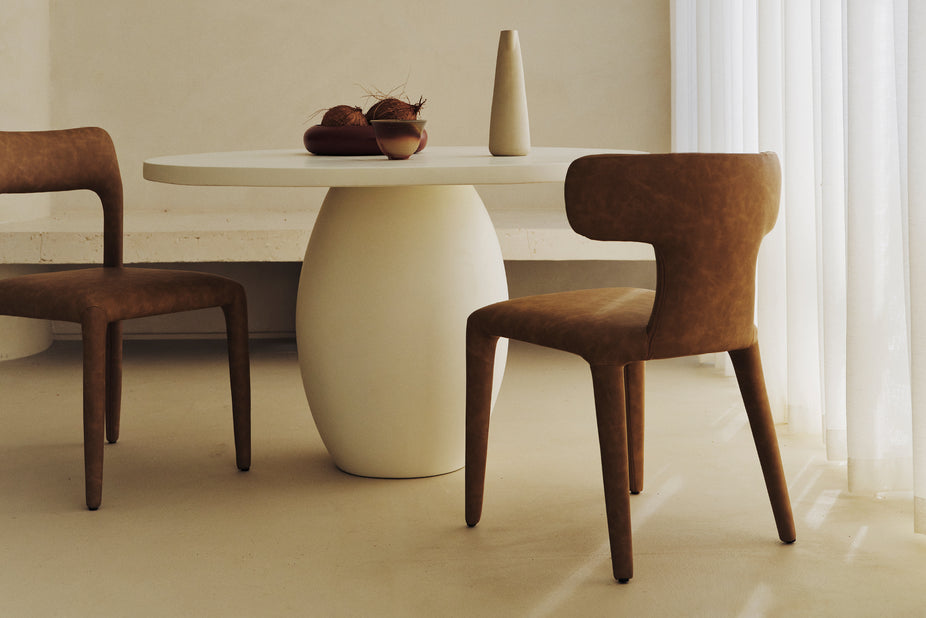 Tan Zara Dining Chair