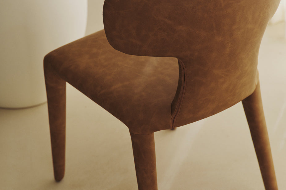 Tan Zara Dining Chair