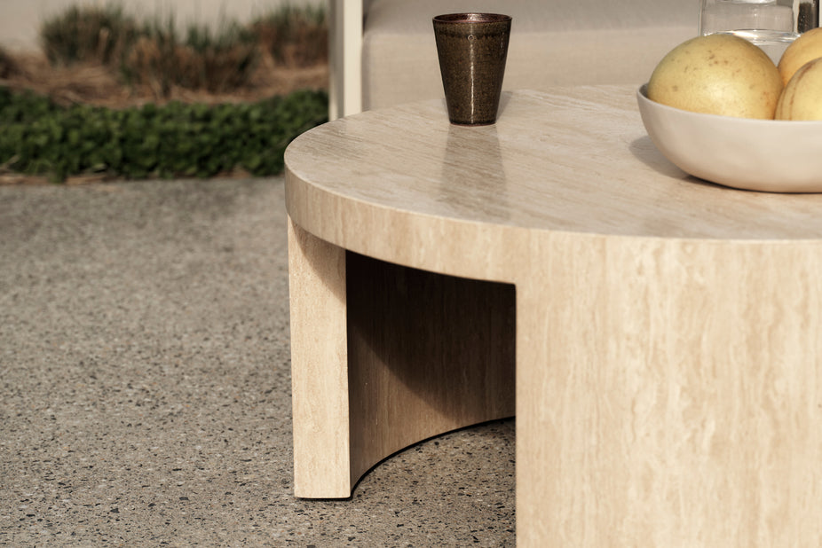 Outdoor Pier Round Coffee Table