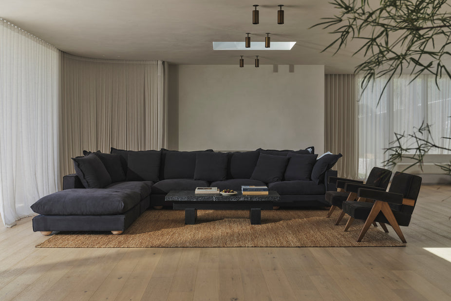 Nero Marquina Rocco Rectangle Coffee Table