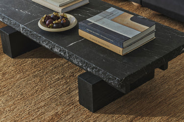 Nero Marquina Rocco Rectangle Coffee Table
