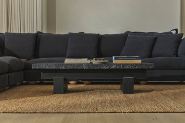 Nero Marquina Rocco Rectangle Coffee Table
