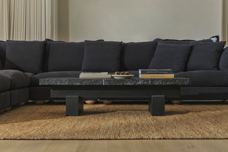 Nero Marquina Rocco Rectangle Coffee Table