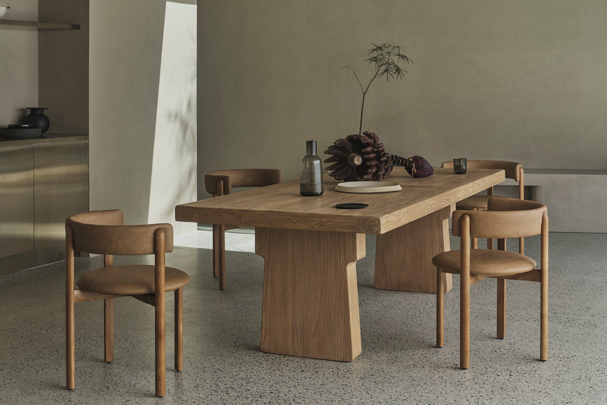 Tan Bellino Dining Chair